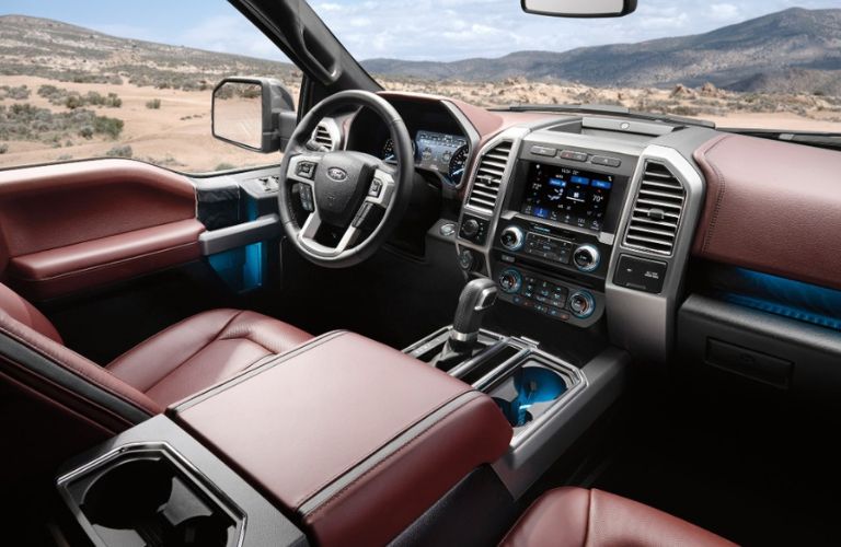 2018 Ford F-150 cabin view