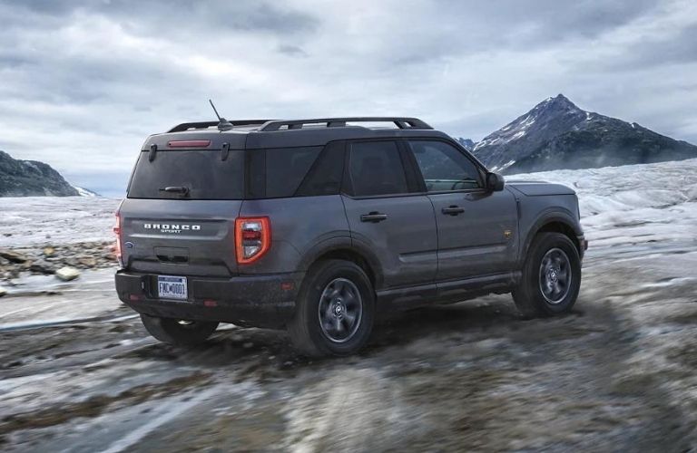Back view of the 2022 Ford Bronco Sport.
