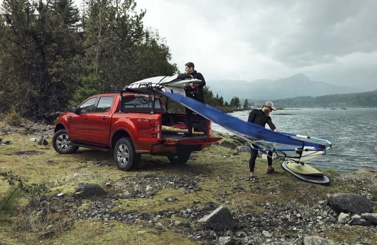 2022 Ford Ranger near lake