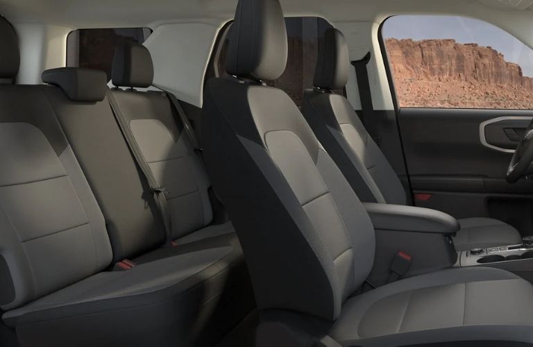 Seating of the 2022 Bronco Sport