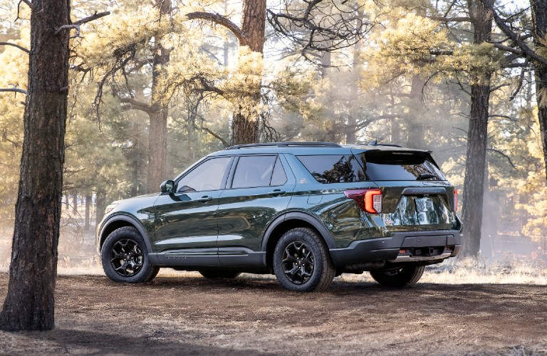 2021 Ford Explorer Timberline in forest
