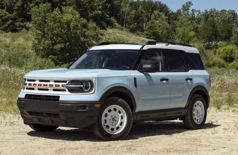 2023 Ford Bronco Heritage parked off-road