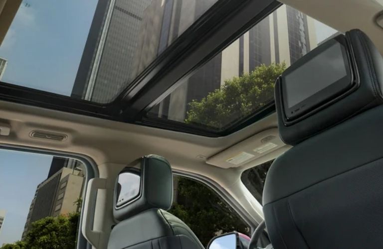 Panoramic sunroof of the 2022 Expedition